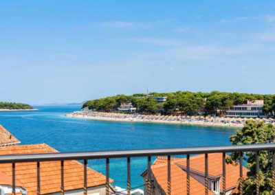 Primosten Stone House Penthouse balcony view